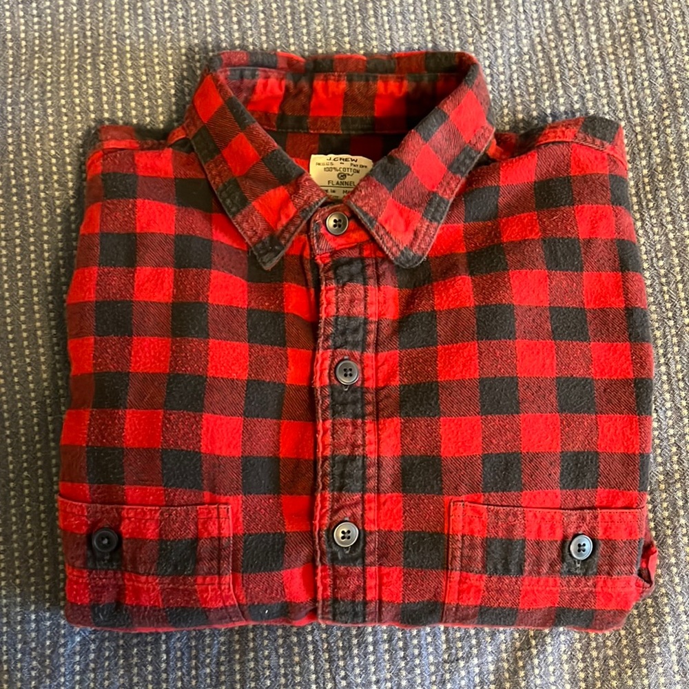 JCrew flannel button down